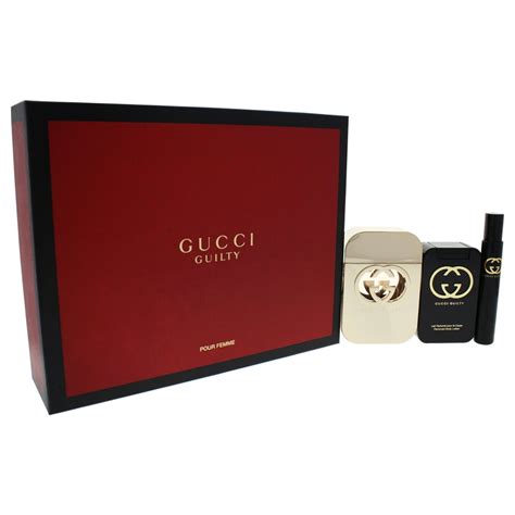 gucci guilty deodorant perfume|gucci guilty gift set.